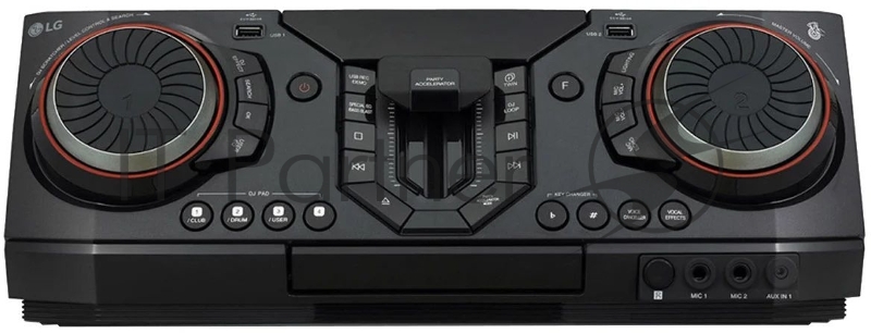 Минисистема LG CL-98+NL-98 X-BOOM 3500Вт/Разноцветная подсветка/Функция караоке/Вокальные эффекты/Multi Bluetooth/Беспроводное объединение устройств Party Link/состоит из 2 коробок