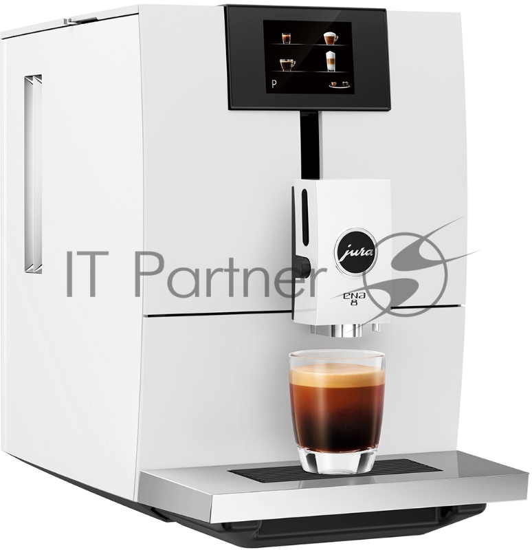 Кофемашина/ 15 бар, автоматический капучинатор, 10 степеней помола, серебристый/ белый