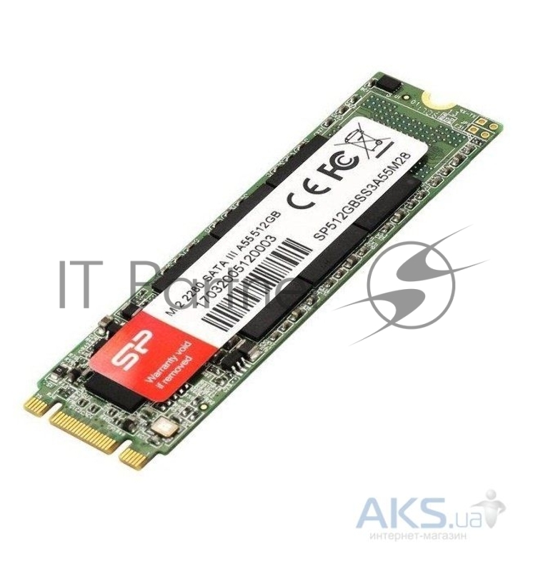 Накопитель SSD M.2 Silicon Power 512GB A55 <SP512GBSS3A55M28> (SATA3, up to 560/530MBs, 3D TLC, 22х80mm)