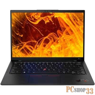 Ноутбук ThinkPad Ultrabook X1 Carbon Gen 10 14 2.2K (2240x1400) IPS AG, i7-1260P, 32GB LPDDR5 5200, 1TB SSD M.2, Intel Iris Xe, WiFi, BT, LTE, FPR, TPM2, IR&FHD Cam, 57Wh, 65W USB-C Slim, NoOS, 1Y, 1.12kg
