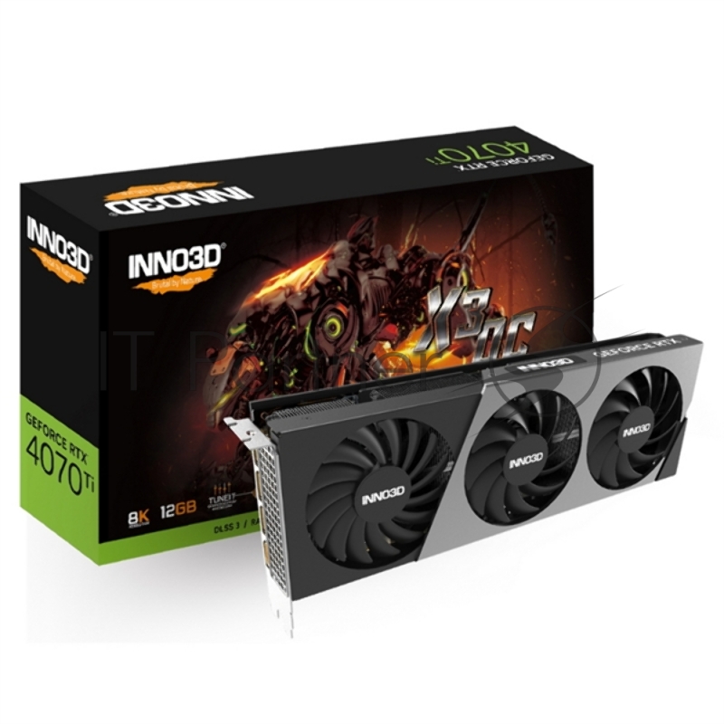 Видеокарта Inno3D GeForce RTX 4070 Ti X3 OC 12GB GDDR6X 192-bit DPx3 HDMI VA48N GA1048861