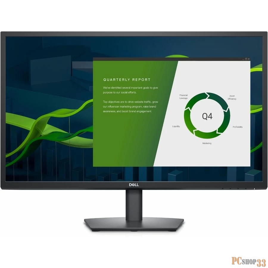 Монитор/ DELL E2722H 27 1920x1080, IPS, 178/178, 8мс, 300nit, DP/VGA, noUSB, T, 1y, w/o euro cable