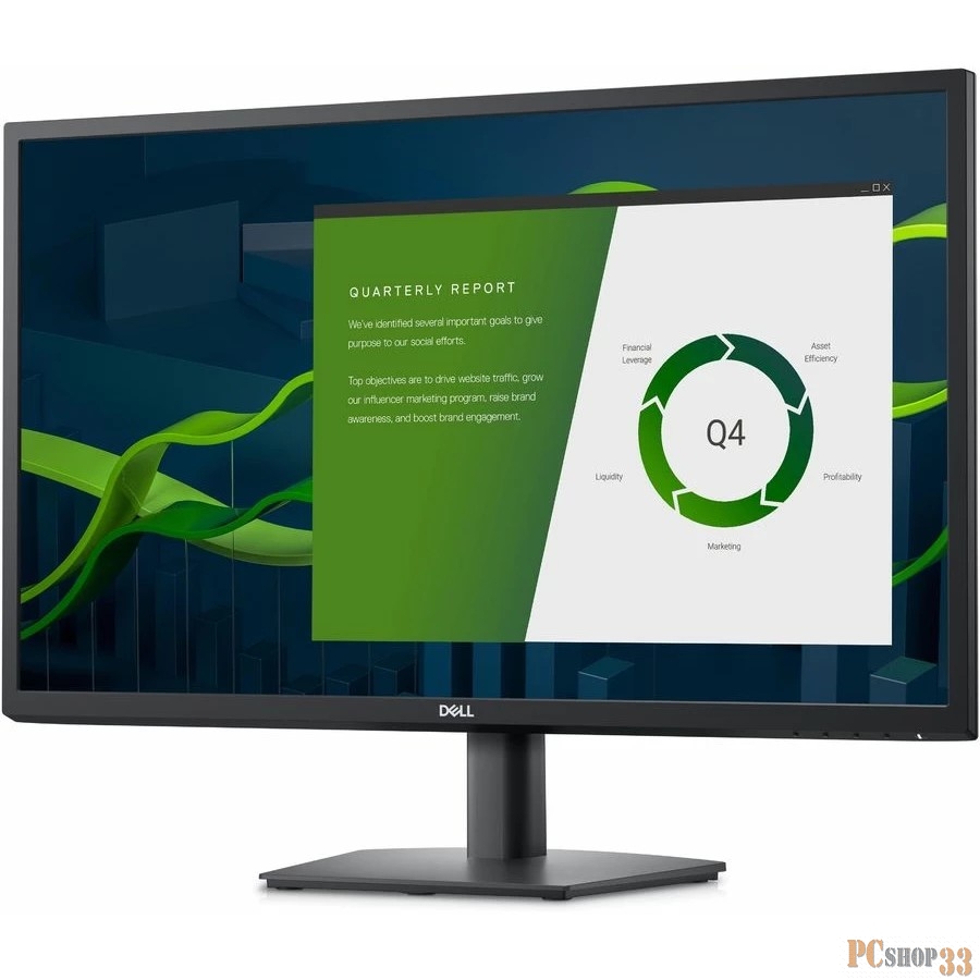 Монитор/ DELL E2722H 27 1920x1080, IPS, 178/178, 8мс, 300nit, DP/VGA, noUSB, T, 1y, w/o euro cable