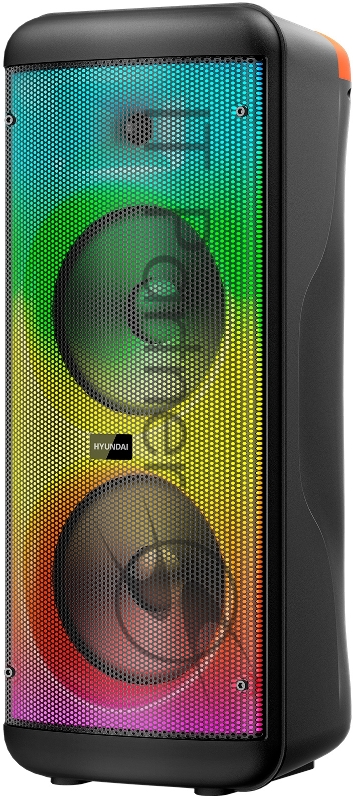 Минисистема Hyundai H-MC1235 черный 80Вт FM USB BT micro SD