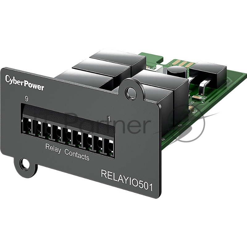 Релейная карта управления CyberPower RELAYIO501/ Dry contact relay card for OL, OLS, PR, OR series UPSs, 0.54x0.36x0.76m., 0.052kg.