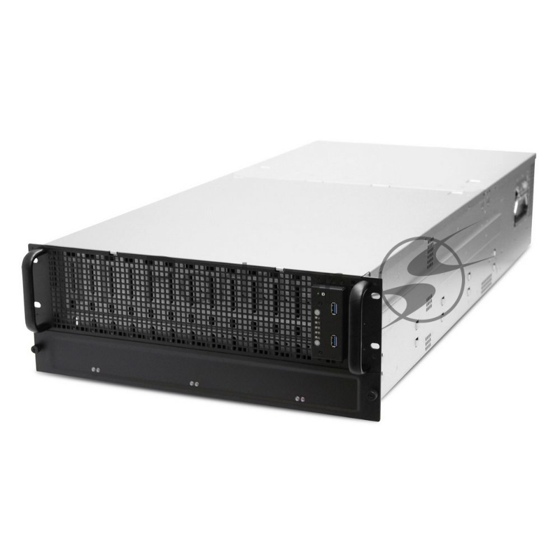 Корпус AIC RSC-4H_XE1-4H000-06, 4U 60-bay storage server chassis,3x20-port 12G EOB backplane, 1600W CRPS redundant power supply(100 -240V),2xhot-swap OS,4x hot-swap 8038 fans,rear 6x2.5 SATA/SAS+ 4xNVMe external hot-swap drive bays,25 slide raiI pall