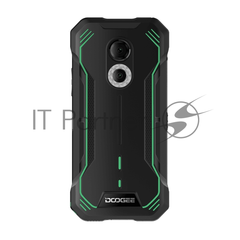 Смартфон Doogee S51 Vibrant Green, 15,2 cm (6) 720x1440, 2.0GHz, 8 Core, 4GB RAM, 64GB, up to 512GB flash, 12Mpix+2Mpix/8Mpix, 2 Sim, 2G, 3G, LTE, BT v5.0, Wi-Fi, GPS, Type-C, 5180mAh, Android 12, 266 г, 167,4 ммx81.4 ммx14,6 мм