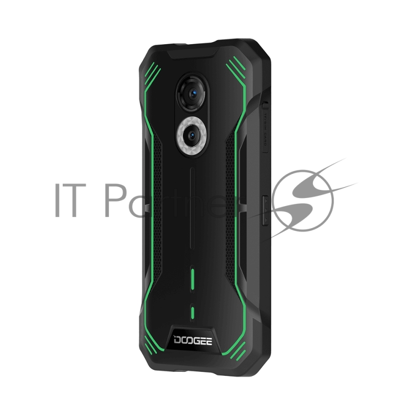 Смартфон Doogee S51 Vibrant Green, 15,2 cm (6) 720x1440, 2.0GHz, 8 Core, 4GB RAM, 64GB, up to 512GB flash, 12Mpix+2Mpix/8Mpix, 2 Sim, 2G, 3G, LTE, BT v5.0, Wi-Fi, GPS, Type-C, 5180mAh, Android 12, 266 г, 167,4 ммx81.4 ммx14,6 мм