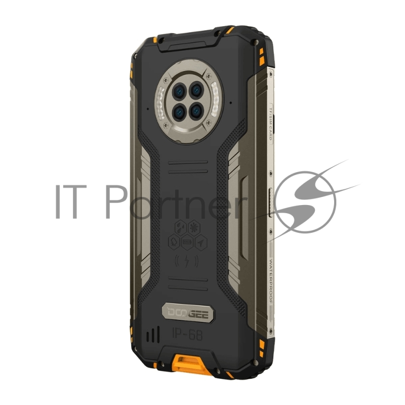 Смартфон Doogee S96 GT Volcano Orange, 6.22 720 x 1520 пикселей, 2x2,1 ГГц+ 6x2,0 ГГц, 8 Core, 8GB RAM, 256GB, up to 512GB flash, 48 МП+20 МП+8 МП+2МП/32Mpix, 2 Sim, 2G, 3G, LTE, BT v5.0, Wi-Fi, NFC, GPS, Type-C, 6350 мА·ч, Android 12, 310г, 167, ммx