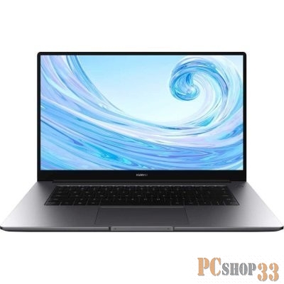 Ноутбук Huawei MateBook D 15 BoDE-WDH9 Core i5 1155G7 8Gb SSD512Gb Intel Iris Xe graphics 15.6 IPS FHD (1920x1080) Windows 11 Home silver WiFi BT Cam (53013PAB)