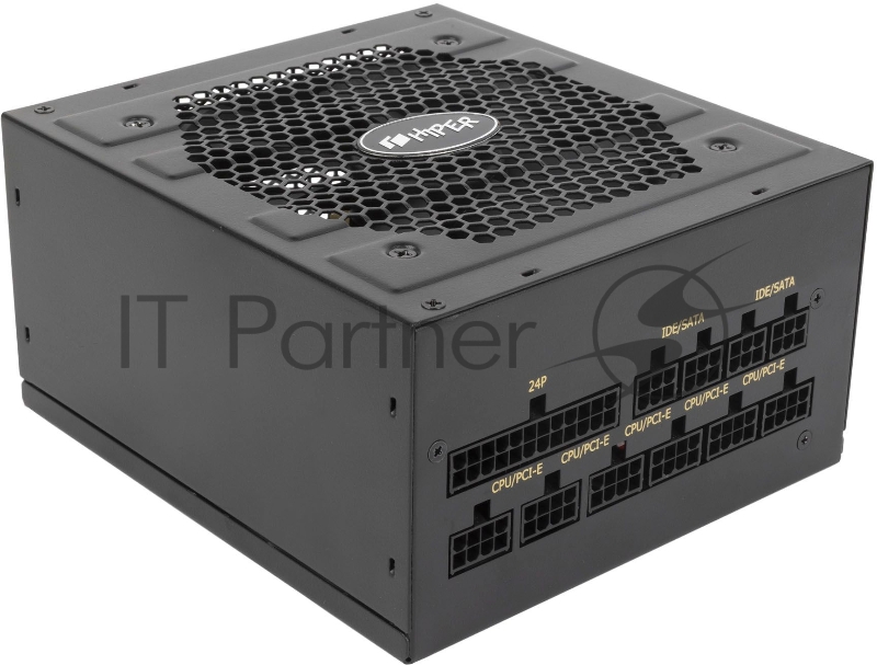 Блок питания Hiper ATX 850W HPB-850FMK2 80+ gold (24+4+4pin) APFC 120mm fan 6xSATA Cab Manag RTL