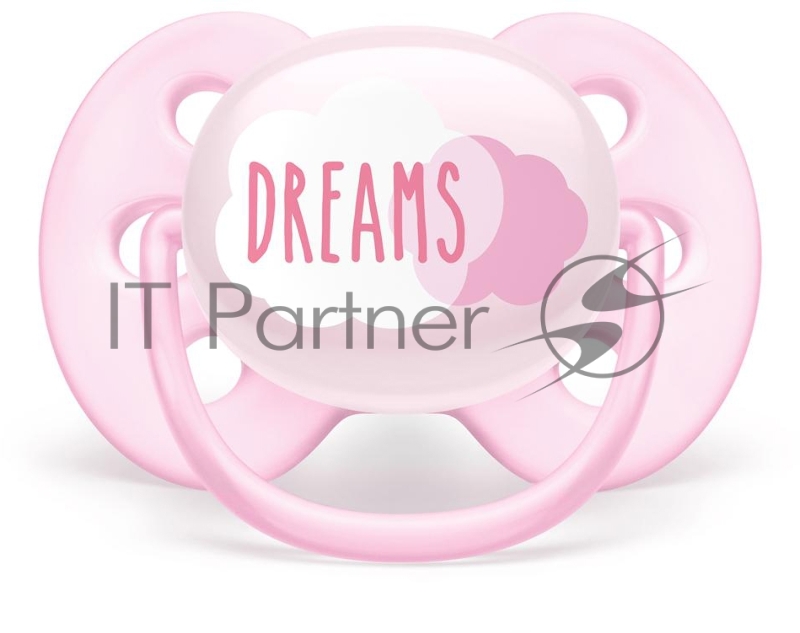 Пустышка ultra soft, Dreams, 0-6 мес, 1 шт, для девочек