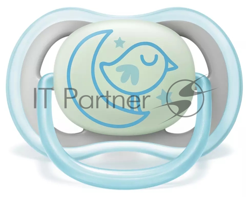 Пустышка 6-18M, 2 шт НОЧНАЯ для мальчика