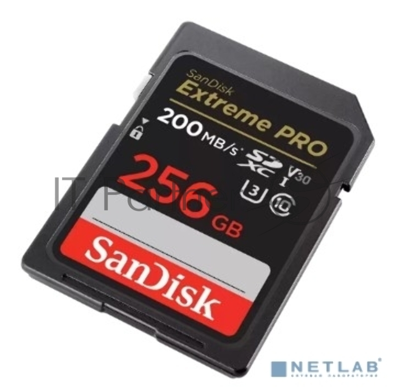 Флеш карта SD 256GB SanDisk SDXC Class 10 V30 UHS-I U3 Extreme Pro 200MB/s
