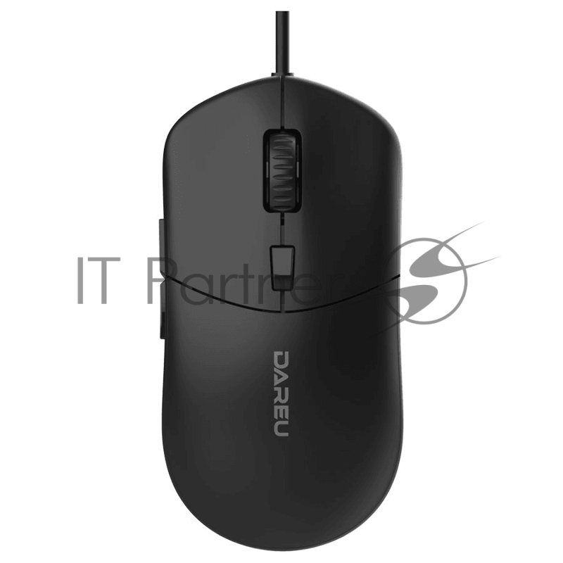 Мышь проводная Dareu LM121 Black (черный), DPI 800/1600/2400/6400, подсветка RGB, размер 116x35x60мм, 1,8м