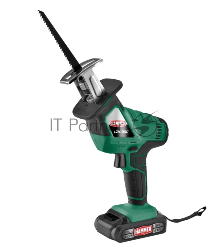 Аккумуляторная сабельная пила Hammer LZK18DC 18В 2x2Ач LiION 0-2500ход/мин, в кейсе