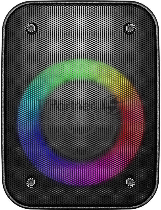 Колонка порт. Hyundai H-PS1005 черный 20W 1.0 BT 10м 1800mAh