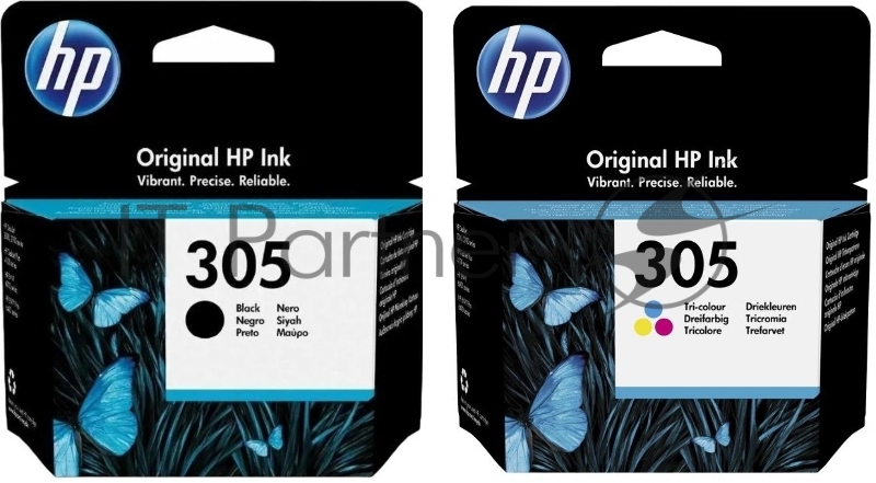 Картридж HP 305 струйный, набор черный и цветной (120/100 стр)