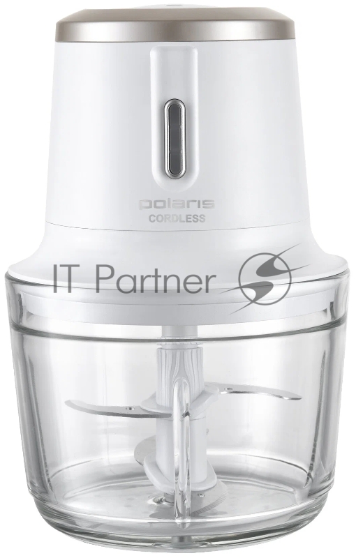Измельчитель электрический Polaris PFC 0408 CordLess 400Вт белый