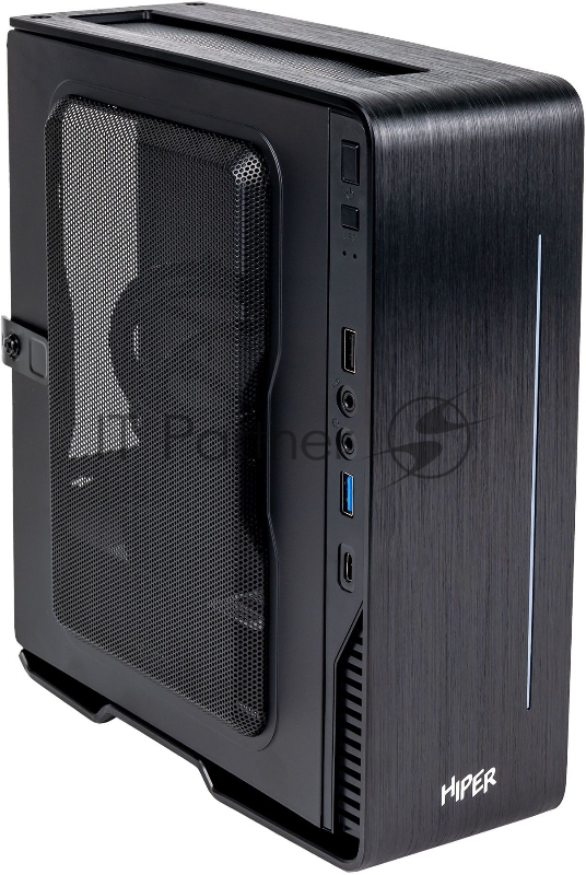 Корпус Hiper Vi7B черный 180W miniITX 1x92mm 2xUSB2.0 1xUSB3.0 audio bott PSU