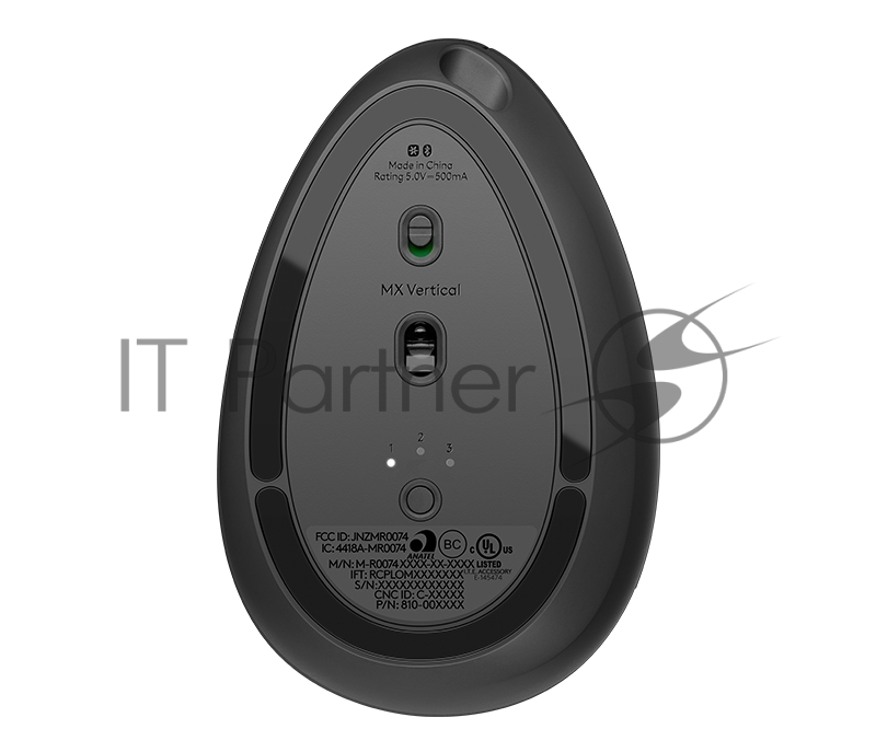 Мышь Logitech MX Vertical Mouse Graphite