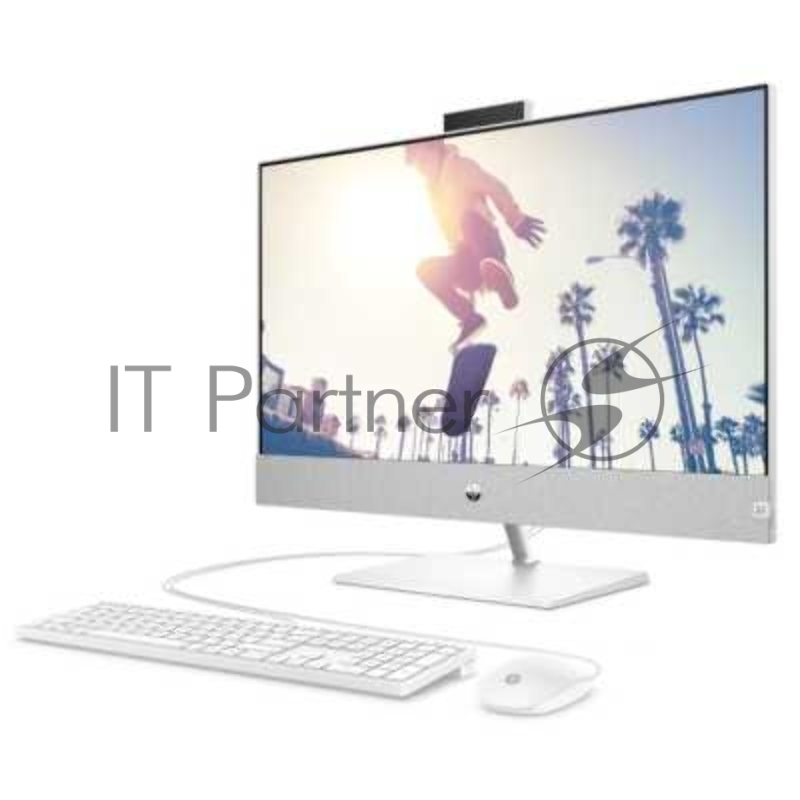 Моноблок HP Pavilion I 27-ca1047ci NT 27 FHD(1920x1080) Core i5-12400T, 8GB DDR4 3200 (2x4GB), SSD 512Gb, Intel Internal graphics, no DVD, kbd&mouse wired, 5MP Webcam, White,FreeDOS, 1Y Wty