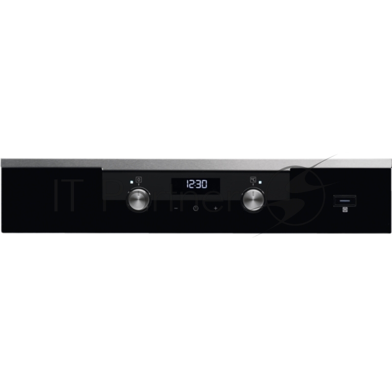 Встраиваемый духовой шкаф Electrolux/ 60 см, с паром, каталитическая очистка, 71 л, 9 режимов, черн. + нерж.