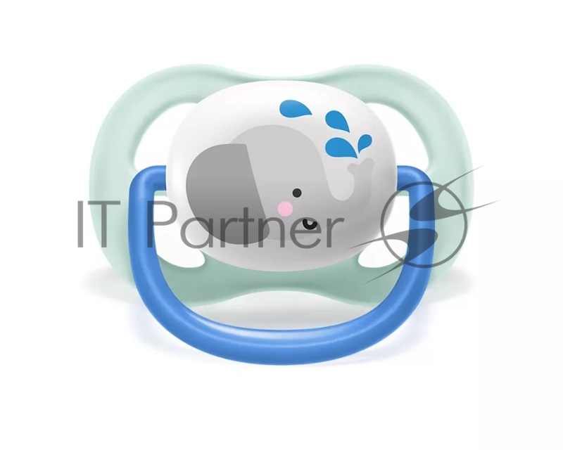 Соска-пустышка Philips Avent SCF080/05 Слон/Пингвин, 0-6 мес, 2 шт, для мальчиков