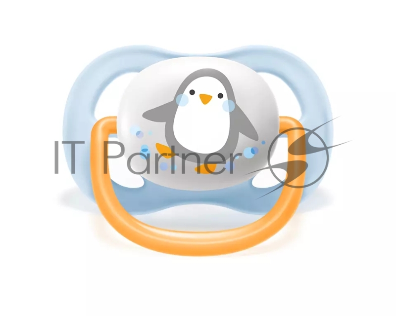 Соска-пустышка Philips Avent SCF080/05 Слон/Пингвин, 0-6 мес, 2 шт, для мальчиков