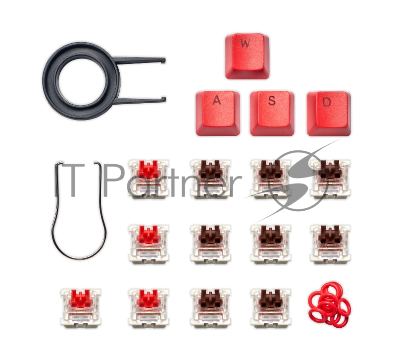 Клавиатура Оклик GMNG 999GK механическая черный/серебристый USB Multimedia for gamer LED (подставка для запястий) (1091218)