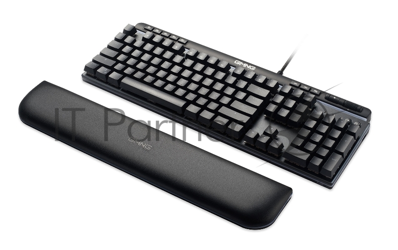Клавиатура Оклик GMNG 999GK механическая черный/серебристый USB Multimedia for gamer LED (подставка для запястий) (1091218)