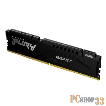 Модуль памяти Kingston 32GB U-DIMM DDR5 , 5600МГц, CL36, FURY Beast Black EXPO