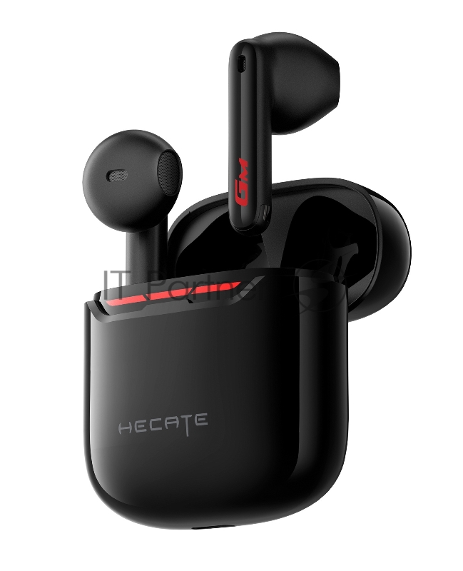 Наушники с микрофоном Edifier GM3 Plus черный вкладыши BT оголовье