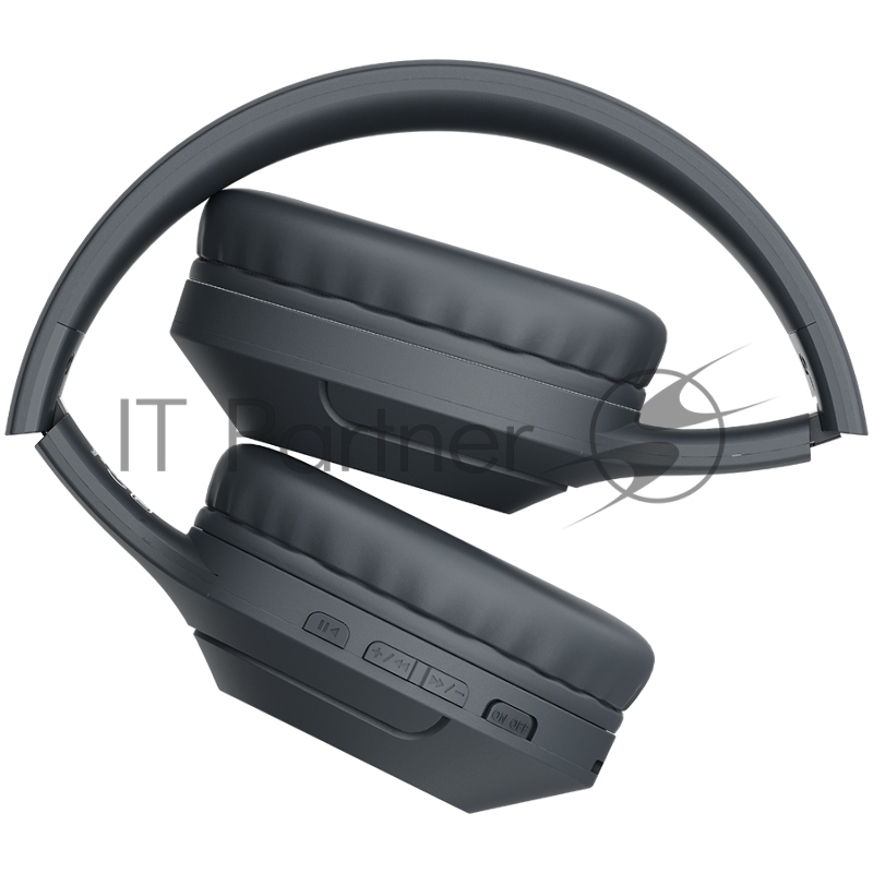 Гарнитура CANYON BTHS-3, Canyon Bluetooth headset,with microphone, BT V5.1 JL6956, battery 300mAh, Type-C charging plug, PU material, size:168*190*78mm, charging cable 30cm and audio cable 100cm, Dark grey
