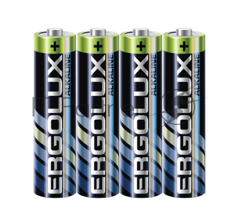 Батарея Ergolux Alkaline LR03 SR4 AAA 1250mAh (4шт) спайка