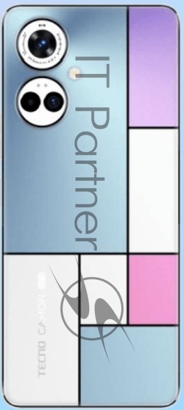 Смартфон Tecno CI8n CAMON 19 Pro 8+128 Mondrian, 6.78 Asahi Glass, 20:9, 2460 x 1080 Mpix, 2.05GHz x2 + 2.0GHz x6 , 8 Core, 8GB RAM,128GB, up to 256GB flash, 64Мп+AF+50Мп+2Мп/32Мп, 2Sim, LTE, 4G, BT v5.0, WiFi, GPS/AGPS, Type-C, 4900mAh, Android 12,