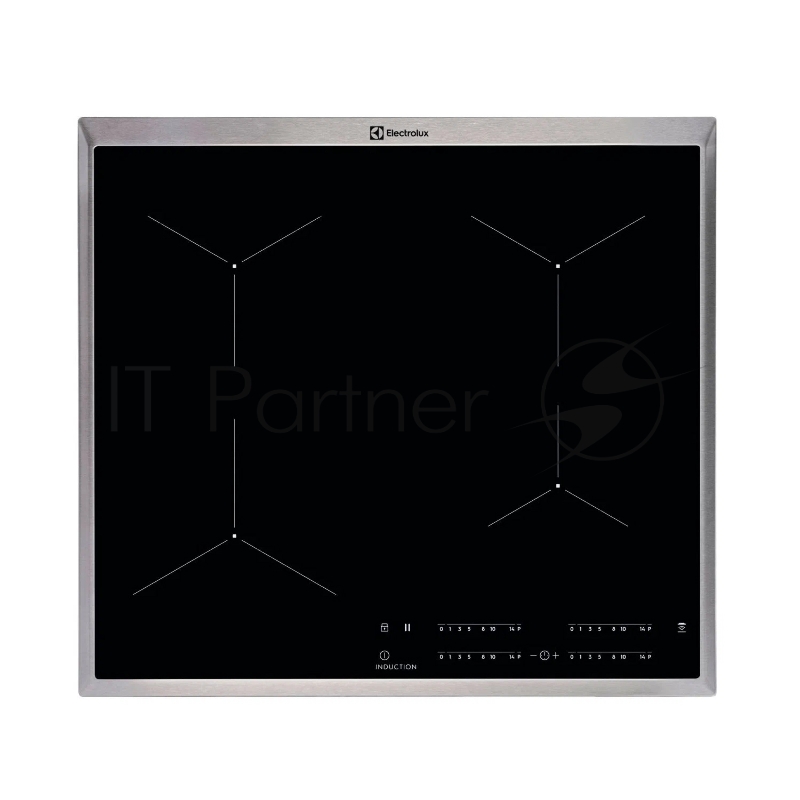 Индукционная варочная поверхность Electrolux EIT60443X черный