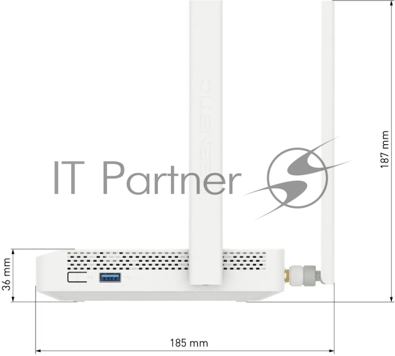 Wi-Fi маршрутизатор KEENETIC HERO 4G+ (KN-2311) AX1800 MESH WI-FI 6