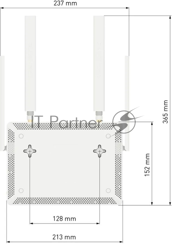 Wi-Fi маршрутизатор KEENETIC HERO 4G+ (KN-2311) AX1800 MESH WI-FI 6