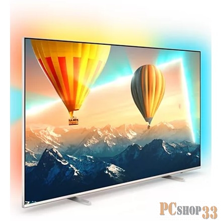 Телевизор LED Philips 43 43PUS8057/60 Series 8 серебристый 4K Ultra HD 60Hz DVB-T DVB-T2 DVB-C DVB-S DVB-S2 USB WiFi Smart TV (RUS)