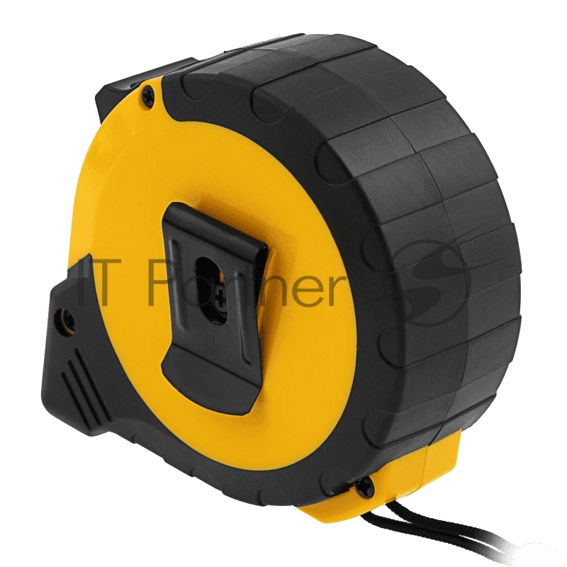 Рулетка 10м х 25мм, двухкомп. корпус, кнопка-пауза// Denzel