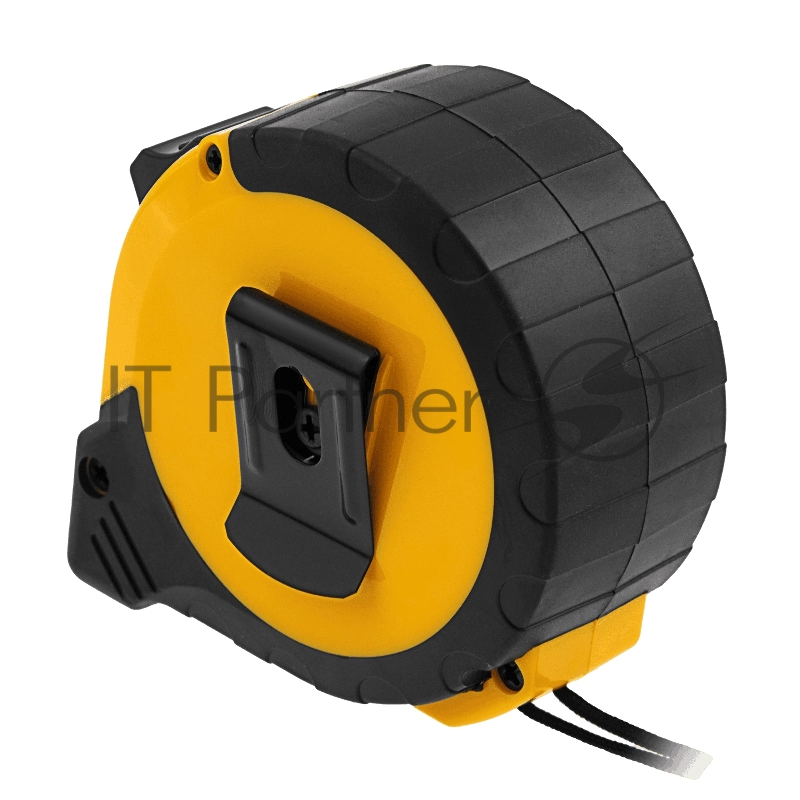 Рулетка 8м х 25мм, двухкомп. корпус, кнопка-пауза// Denzel