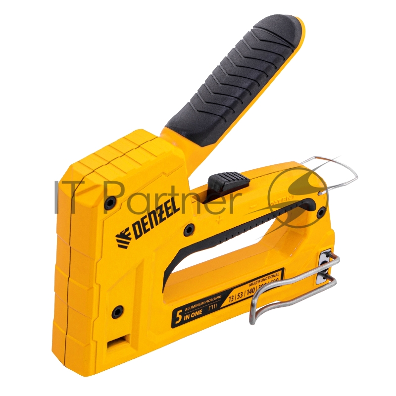 Степлер мебельный, тип 53 и 13, 6-14мм, тип 140, 10-14мм, тип 300, 15мм, тип 500, 15мм// Denzel