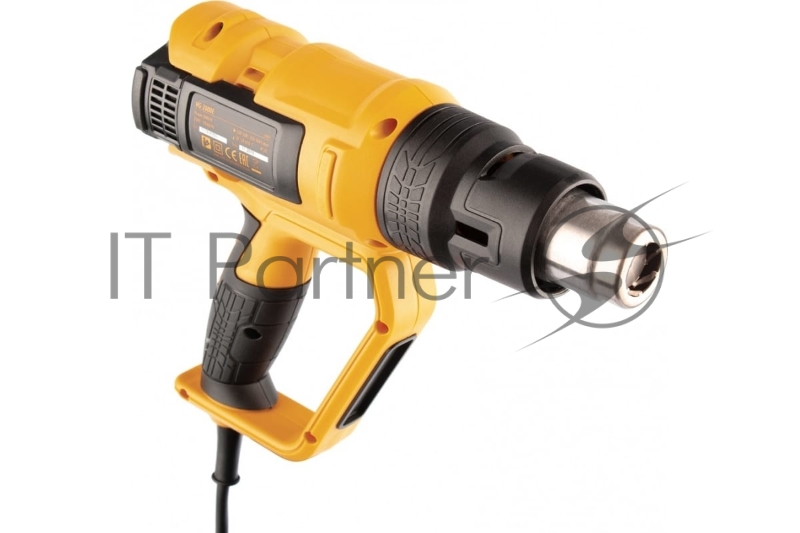 Фен технический HG-2000E, 2000 Вт, 2 режима, LCD дисплей// Denzel