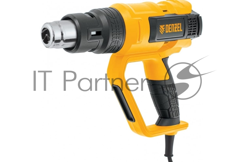 Фен технический HG-2000E, 2000 Вт, 2 режима, LCD дисплей// Denzel