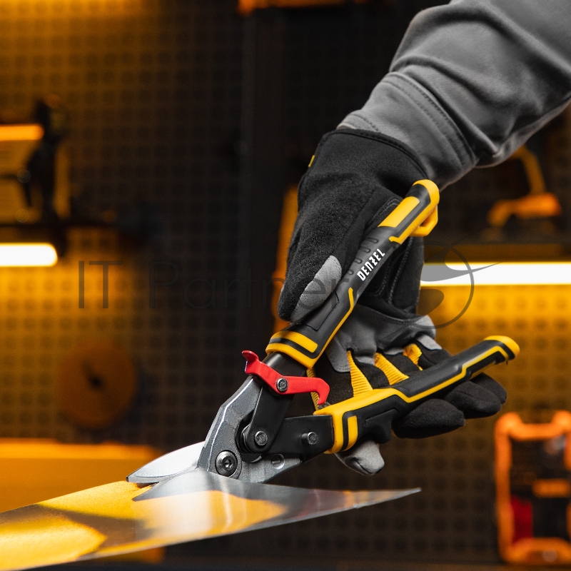 Ножницы по металлу,270мм, прямой и левый рез,сталь-СrMo, трехкомп.рук-ки // Denzel