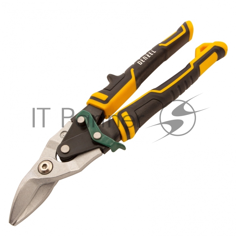 Ножницы по металлу,270мм, прямой и правый рез,сталь-СrMo, трехкомп.рук-ки // Denzel