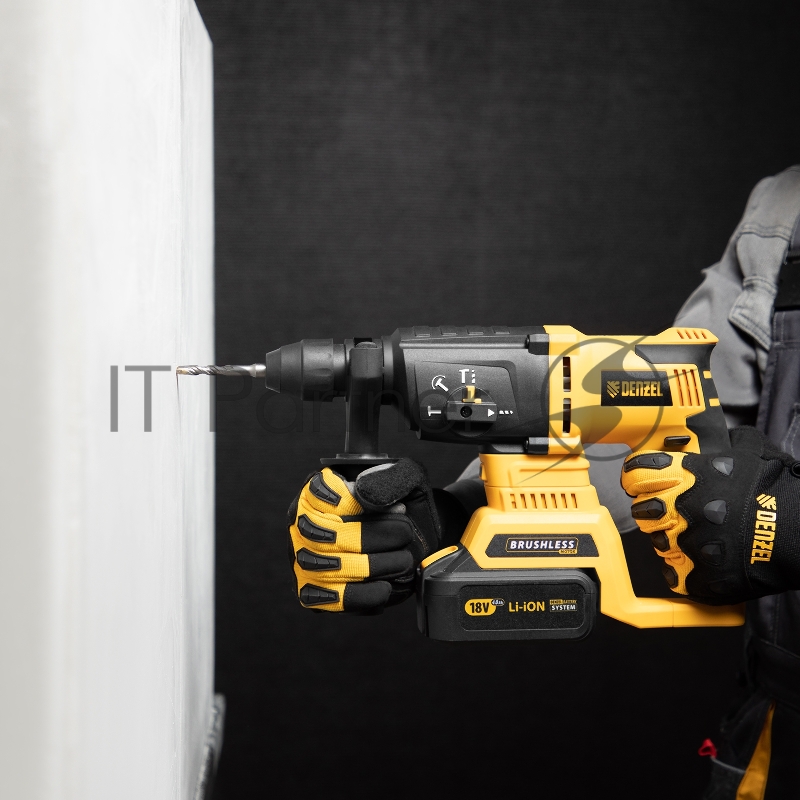 Бур по бетону, двойная спираль, Cobalt W-tip, 6x110 мм, SDS PLUS// Denzel