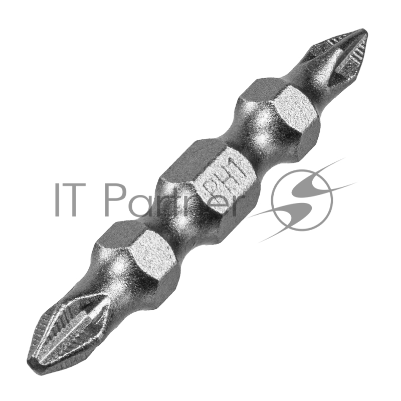 Набор бит двухстор., PH2-PH1х45 мм, сталь S2, 10шт.// Denzel