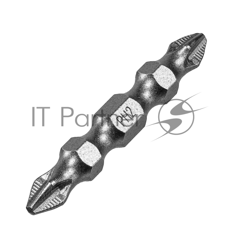 Набор бит двухстор., PH2-PH2х45 мм, сталь S2, 10шт.// Denzel